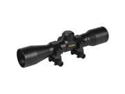 TruGlo 4x32 Rangefinding Trajectory Compensating Crossbow Scope w Rings Black