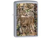 Zippo 207 Realtree Camo Street Chrome Windproof Pocket Lighter 29310