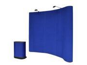 10 x8 Pop Up Portable Trade Show Display Booth w Counter B