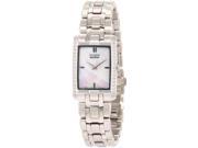 Citizen Eco Drive Stiletto Mother of pearl Dial Women s watch EG3170 54D