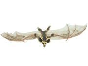 Bat With Skull Head Small Brown
