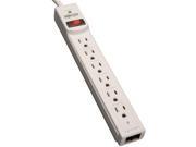 Tripp Lite Tlp604Tel 6 Outlet Surge Protector Suppressor Telephone Dsl Protection 4 Ft Cord