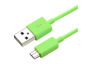 eForCity Micro USB [2 in 1] Cable 3FT Green Compatible With Samsung Galaxy Tab 4 7.0 8.0 10.1