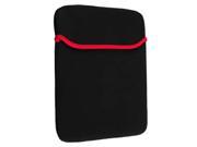 eForCity Black Red Notebook Sleeve Compatible with Samsung© Galaxy Tab 3 10.1