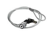 eForCity 2 Pack Notebook Laptop Security Cable Chain Lock w Two Keys 3FT 1M Silver