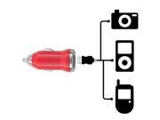 eForCity Universal USB Car Charger Mini Adapter For Cellphone USB Accessories PDAs Cameras Apple Apple iPhone 6 Red
