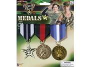 Forum Novelties Army Three Medals One Size