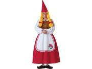 Mrs. Garden Gnome Adult Costume Size Large 12 14
