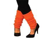 Leg Warmers Neon Orange Adult Accessory