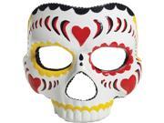 Day Of The Dead Mask (Female) Adult Accessory Day Of The Dead Mask (Female) Adult Accessory