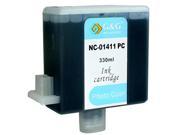 G G 2 Pack Photo Cyan Ink Cartridge Compatible With BCI 1411PC Canon W7200 Photo Cyan