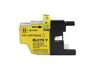 G G 2 Pack Yellow Ink Cartridge Compatible With Brother LC75 Y LC 71 Y