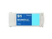 G G 3 Pack Light Cyan Ink Cartridge For HP 91 Inkjet For HP C9470A 775ml