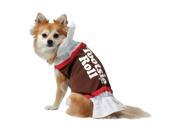 Rasta Imposta Tootsie Roll Dog Costume Medium