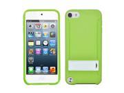 Apple iPod Touch 5th Gen 6th Gen Case eForCity Stand PC TPU Rubber Case Cover Compatible With Apple iPod Touch 5th Gen 6th Gen Green White