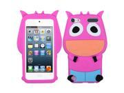 Apple iPod Touch 5th Gen 6th Gen Case eForCity 3D Cow Rubber Silicone Soft Skin Gel Case Cover Compatible With Apple iPod Touch 5th Gen 6th Gen Hot Pink Light