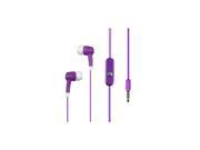 MYBAT High Quality Solid Light Purple 3.5mm Stereo HandsHeadset Earplugs MIC