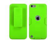 Apple iPod Touch 5th Gen 6th Gen Case eForCity Rubberized Hard Snap in Holster Case Cover Compatible With Apple iPod Touch 5th Gen 6th Gen Green
