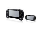 2 Pack Hard plastic with rubber coating Hand Grip Black White compatible with Sony PlayStation Vita