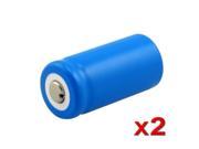 eForCity 2 Pack CR123A CR123 CR17345 DL123 DL123ABU PL123 BR2 3A K123LA 1 Rechargeable lithium ion 3 Volt Battery