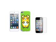 Apple iPod Touch 5th Gen 6th Gen Case eForCity Cute Hamster TPU Rubber Candy Skin Case Cover Compatible With Apple iPod Touch 5th Gen 6th Gen Green Yellow