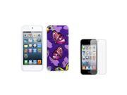 Apple iPod Touch 5th Gen 6th Gen Case eForCity Butterfly TPU Rubber Candy Skin Case Cover Compatible With Apple iPod Touch 5th Gen 6th Gen Purple