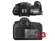 2 LCD Kit Screen Protector Glass for Canon EOS 5D Mark III