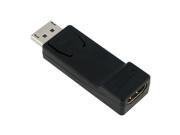 eForCity DisplayPort DP to HDMI Male Female Adapter Cable supports greater than QXGA 2048 x 1536 resolution Black
