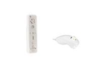 eForCity 2 Pack White Remote Skin Case Cover left right Compatible with Nintendo Wii Remote Controller