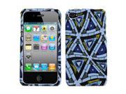 MYBAT Triangular Mosaic Phone Protector Cover for APPLE iPhone 4S 4
