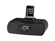 Sangean Rcr 10Bk Am Fm Atomic Clock Docking Station compatible with iPod® Black