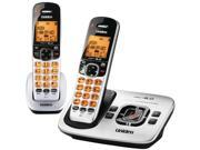 UNIDEN D1780 2 DECT Cordless Phone with Caller ID 2 Handset System; SIlver