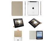 Macally Apple iPad 3 COVERMATE Snap on Case with Stand Clear Tan