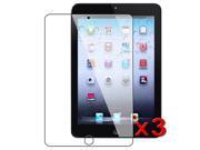 eForCity 3 pack of Clear Screen Protector for Apple iPad Mini 1 2 3