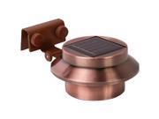 RETHINK 155015 Multipurpose Gutter Fence Solar Light 2 pk Copper