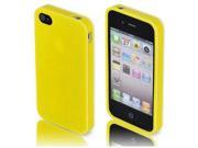 HRW Pc Circle TPU Case Compatible With Apple® iPhone 4GS 4G CDMA GSM White Yellow