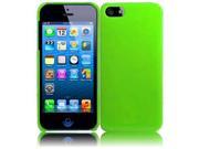 HRW Shiny Single Phone Case Cover Skin Compatible With Apple® iPhone 5 5S Neon Green