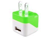 eForCity USB Mini Travel Charger Green Compatible With Samsung Galaxy Tab 4 7.0 8.0 10.1