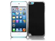 Apple iPod Touch 5th Gen 6th Gen Case eForCity Brushed Metal Aluminum Case Cover Compatible With Apple iPod Touch 5th Gen 6th Gen Black Clear