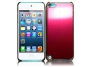 Apple iPod Touch 5th Gen 6th Gen Case eForCity Brushed Metal Aluminum Case Cover Compatible With Apple iPod Touch 5th Gen 6th Gen Hot Pink Clear