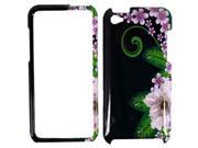 HRW for Apple iPod Touch 4 Design Cover Green Flower