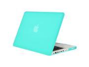 eForCity Slim Hard Plastic Snap in Rubber Coated Case Cover compatible with Apple Macbook Pro with Retina Display 13 inch Turquoise