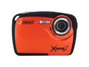 COLEMAN C12WP O 16.0 Megapixel Xtreme2 HD Underwater Digital Camera Orange