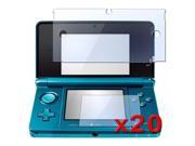 eForCity 20 Piece 2 in 1 LCD Screen Protector Compatible With Nintendo 3DS
