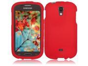 HRW For Samsung Galaxy Light T399 Rubberized Cover Red