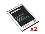 2 x Samsung Galaxy Note II N7100 Standard OEM Battery EB595675LA