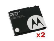 2 x Motorola Maxx Ve L7c Z6c V6 i290 Standard OEM Battery SNN5815A BK61