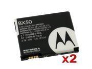 2 x Motorola i9 V8 V9 V9M Zine ZN5 OEM Battery SNN5807A B BX50