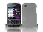 BJ For Blackberry Q10 TPU Gel Skin Case Cover Smoke