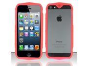 Apple iPhone 5 5S Case TPU Rubber Candy Skin [Anti Shock] Bumper Case Cover for Apple iPhone 5 5S Hot Pink